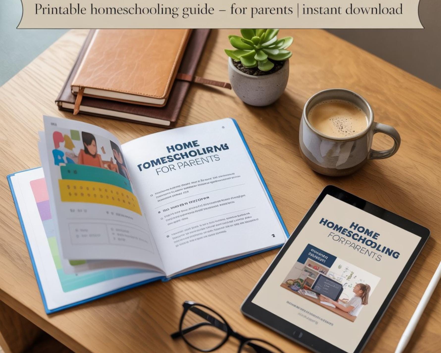 Simplify Your Homeschool Routine with Canva PDF for Daily, Weekly & Monthly Planning
