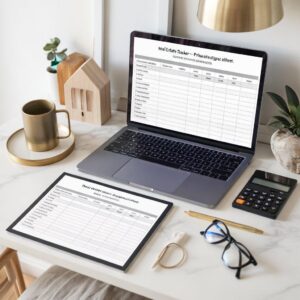 Real Estate Investment Tracker: Excel Spreadsheet, ROI Calculator (Digital Download)