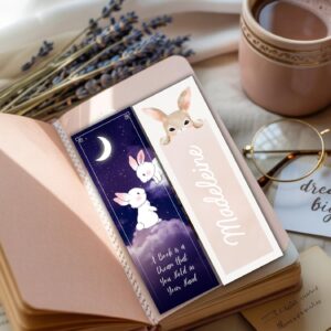 Bunny Bookmark | Book Lover Gift (SVG PNG JPG)