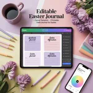 Printable Easter Journal for Kids: Holiday Writing Prompts (PDF Digital Download)