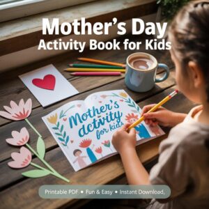 Mother's Day Activity Book: Printable Coloring & Drawing Pages (PDF Download)