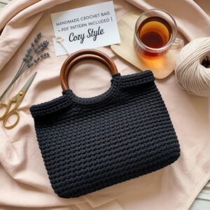 POSH Handbag Crochet Pattern: Elegant DIY Purse Tutorial (PDF & Word Format