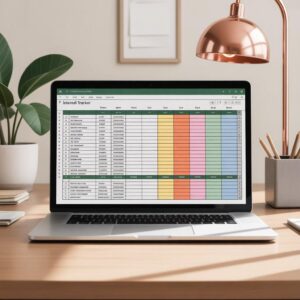 Internal Tracker Excel Template | Business & Project Tracking Spreadsheet | Editable Automated Tool | Instant Download