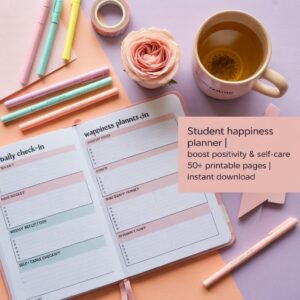 Student Mental Wellness Journal: Daily Gratitude & Positivity (PDF Printable