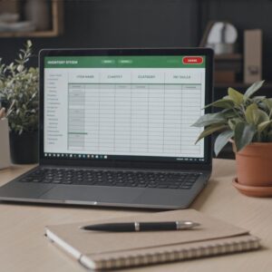 Inventory System | Excel Stock Tracker Template | Downloadable Spreadsheet