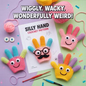Silly Hand Crochet Pattern | Funny Amigurumi Hand Plush | Beginner-Friendly PDF Instant Download