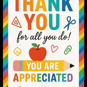 Printable Teacher Appreciation Gift Tags PDF | Teacher Thank You Tags End of Year Classroom Gifts | Instant Download Editable Canva