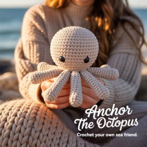 Anchor the Octopus Crochet Pattern PDF | Amigurumi Octopus Plush DIY Beginner Friendly Sea Animal Crochet Pattern Instant Download