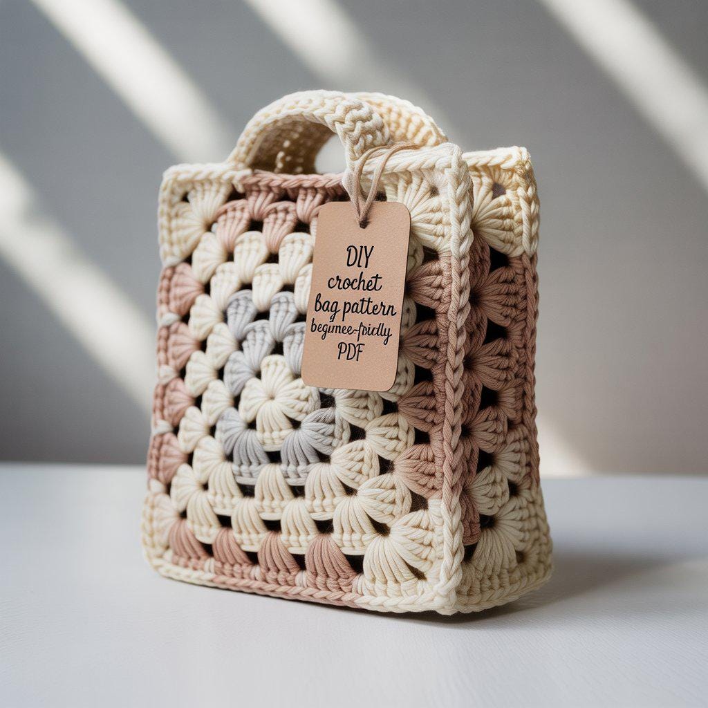 Granny Rocco Bag Crochet Pattern β Stylish Crochet Tote PDF + Word