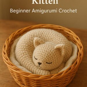 Amigurumi Kitten Crochet Pattern: 8-in-1 Plushie Bundle (PDF + Word)