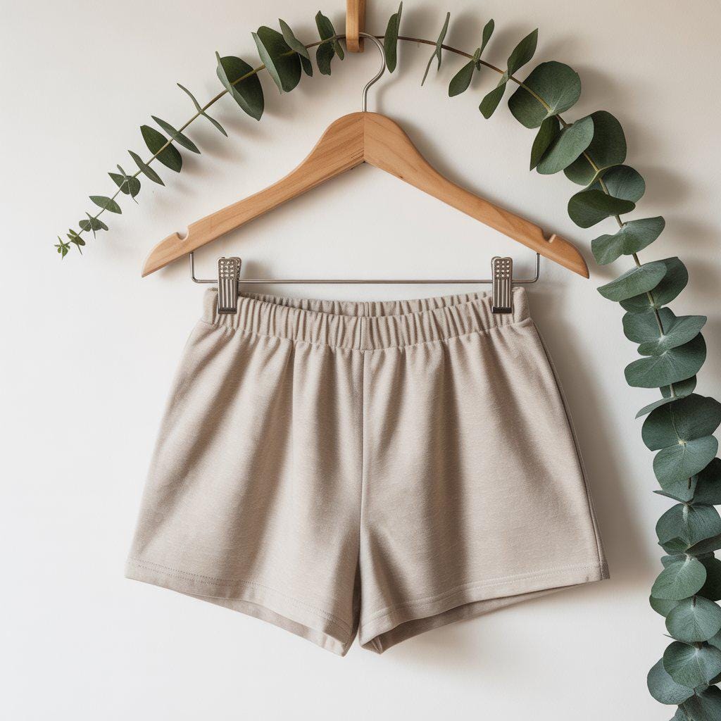 Women’s Elastic Shorts Sewing Pattern | DIY Summer Shorts PDF + Word
