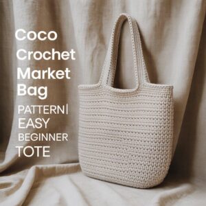 Coco Crochet Market Bag Pattern | Eco-Friendly Tote PDF + Word