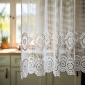 2 in 1 Flower Curtain Crochet Pattern | DIY Window Decor PDF + Word