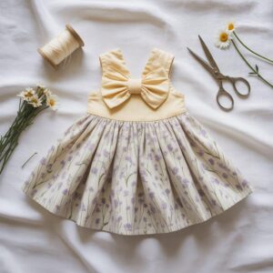 Marigold Bow Back Dress Sewing Pattern | DIY Women’s Dress PDF + Word